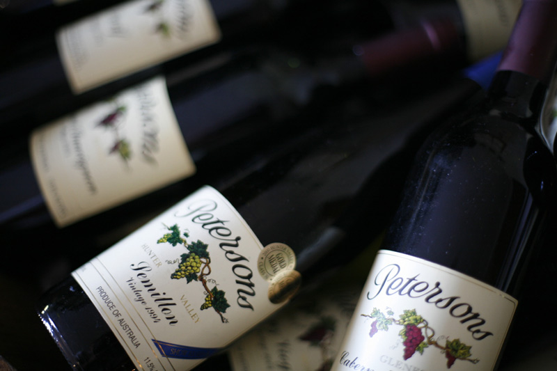 Petersons Wines. Hunter Valley Wine