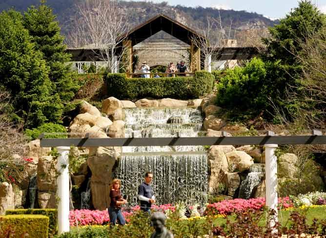 The Sunken Garden at Hunter Valley Gardens