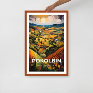 Pokolbin Hunter Valley Poster Print