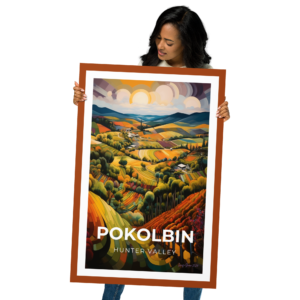 Pokolbin Hunter Valley Poster Print