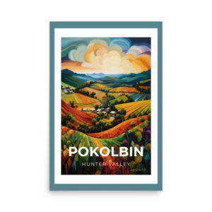 Pokolbin Hunter Valley Poster Vintage 2024 #2