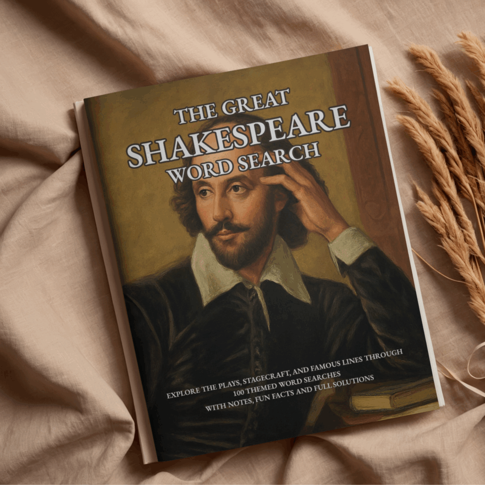 The Great Shakespeare Word Search - Explore the plays, stagecraft and famous lines through 100 themed word searches with notes, fun facts and full solutions