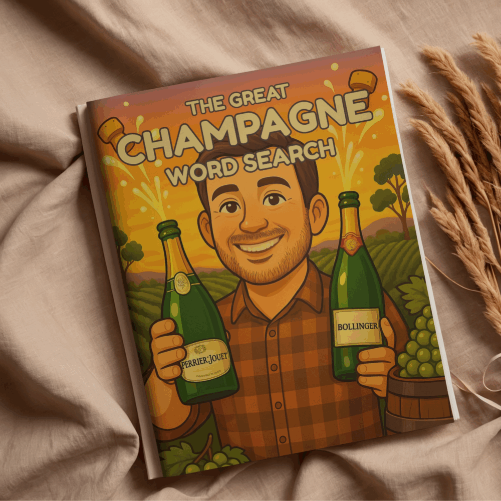 The Great Champagne Word Search: Explore Champagne Grapes, Houses, Terroirs, and Sparkling Wine Secrets