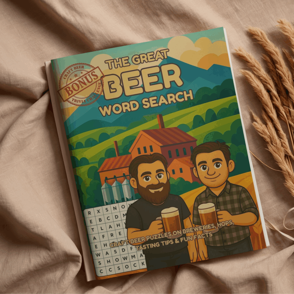 The Great Beer Word Search for Adults: Craft Beer Puzzles on Breweries & Hops, Tasting Tips, Fun Facts; Perfect Gift for Beer Lovers