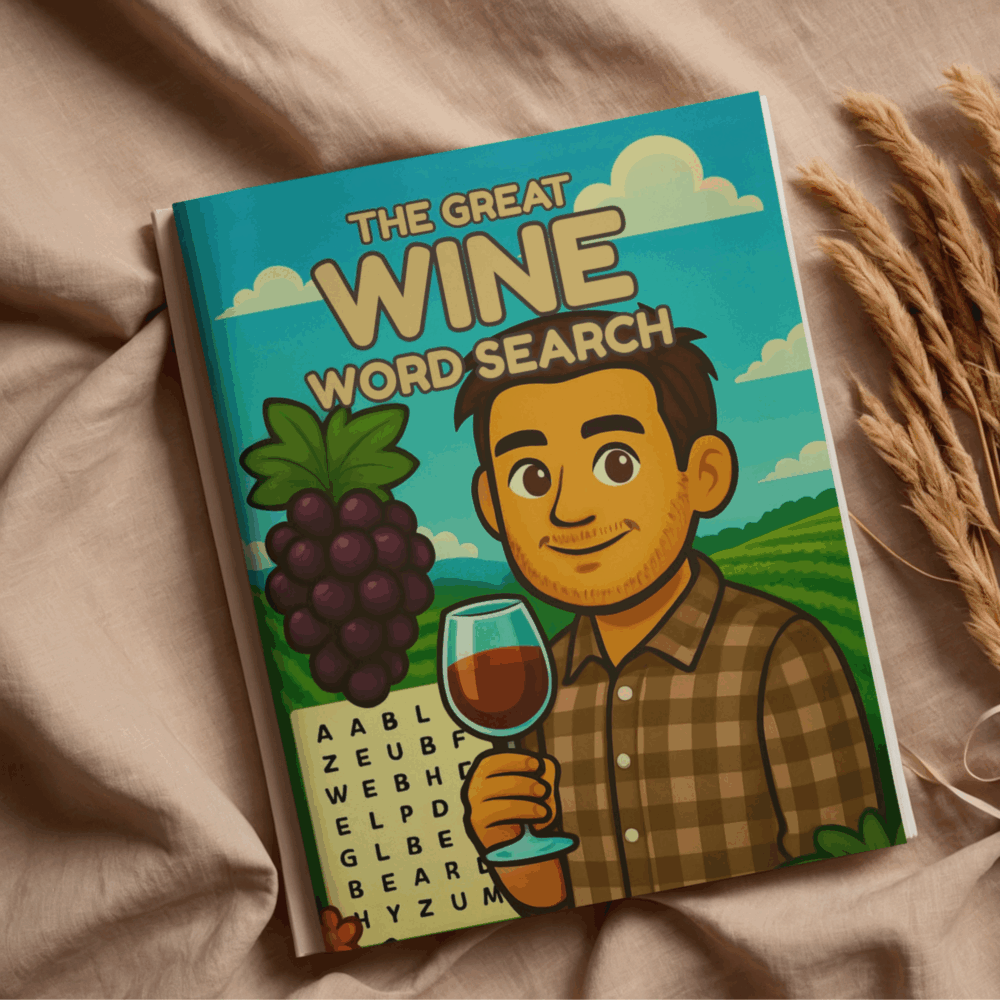 The Great Wine Word Search: A Puzzle Journey Through Grapes, Regions, Tasting Terms, and Wine Traditions